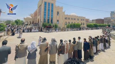 أبناء أمانة العاصمة يعلنون الاستنفار والجهوزية لإنهاء العدوان والحصار